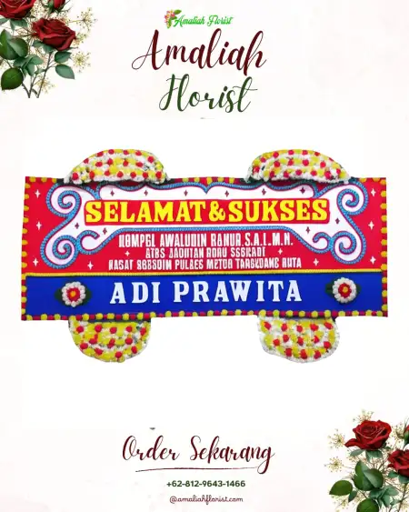 Papan Bunga Ucapan Selamat Rawalaut